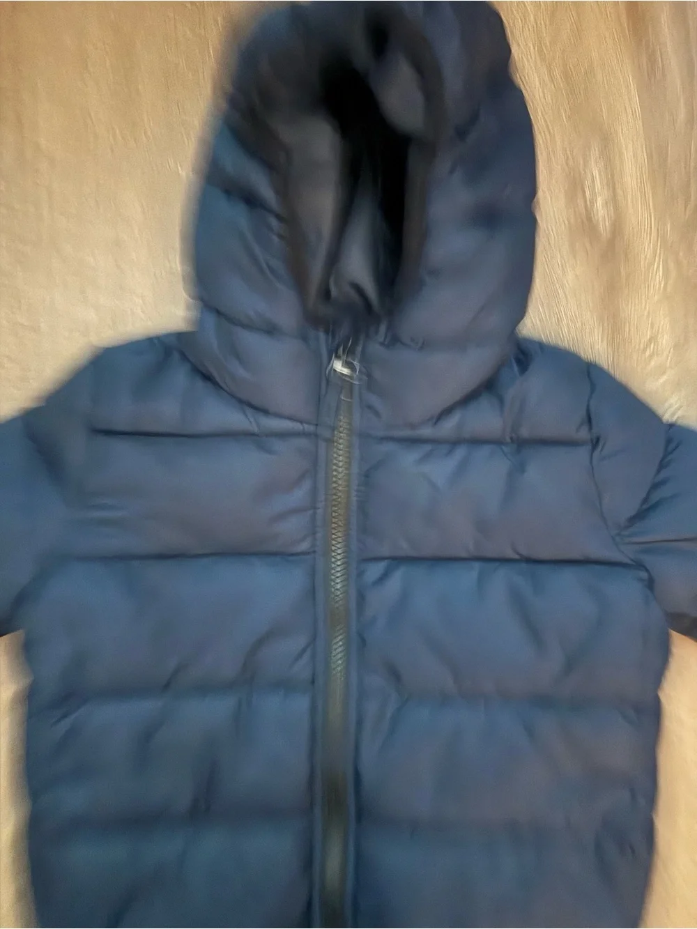The Children's Place Navy Hooded Puffer Jacket